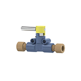 Shut-Off Valve Tefzel™ (ETFE) with 1/16" Fittings